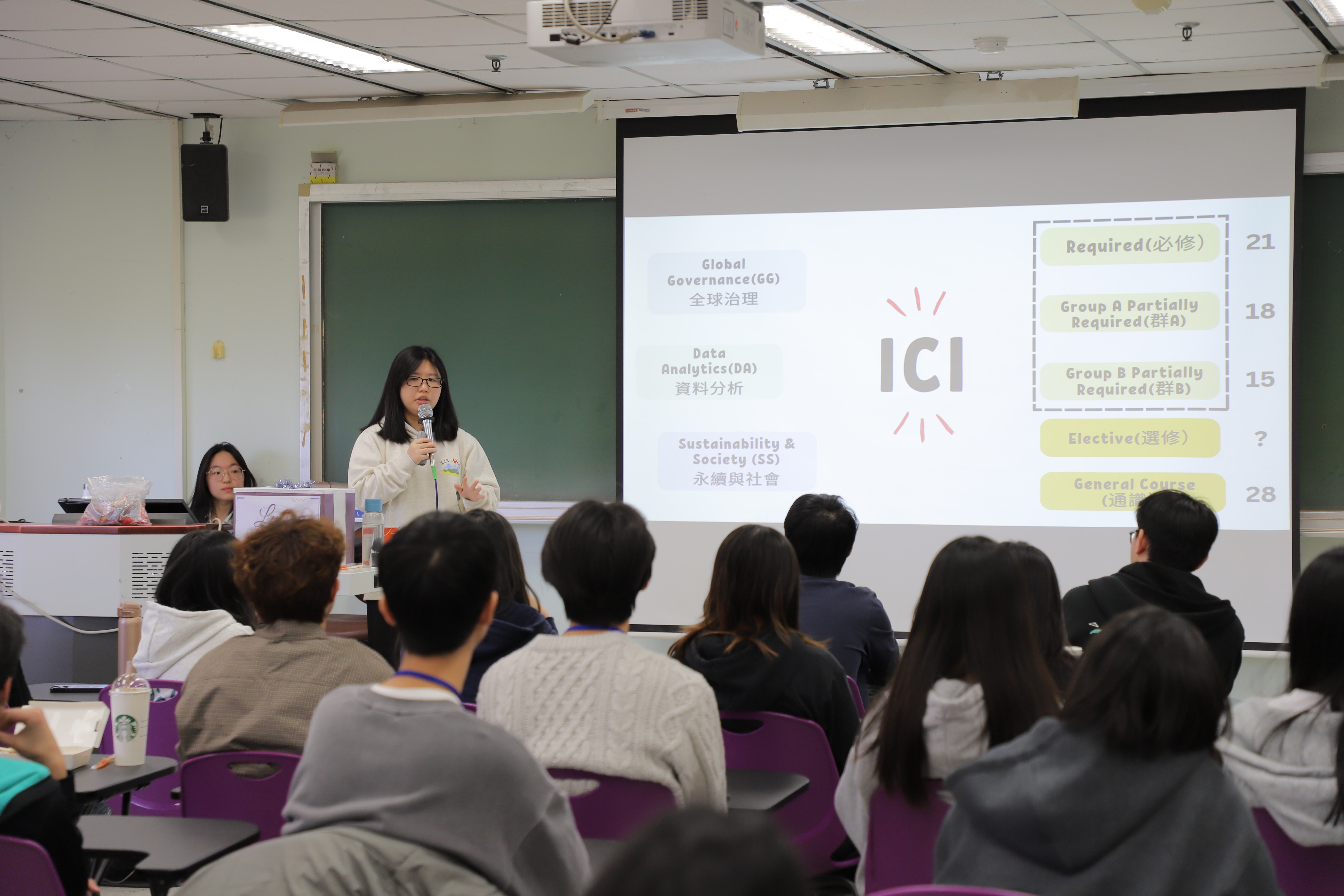 Senior students from ICI shared their course and research experiences, helping participants gain a deeper understanding of academic pathways and diverse opportunities. (Photo credit: ICI)